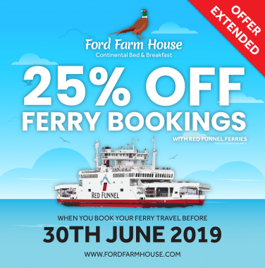 Red Funnel Ferries Offering 25 Off Ferry Travel Ford Farm House