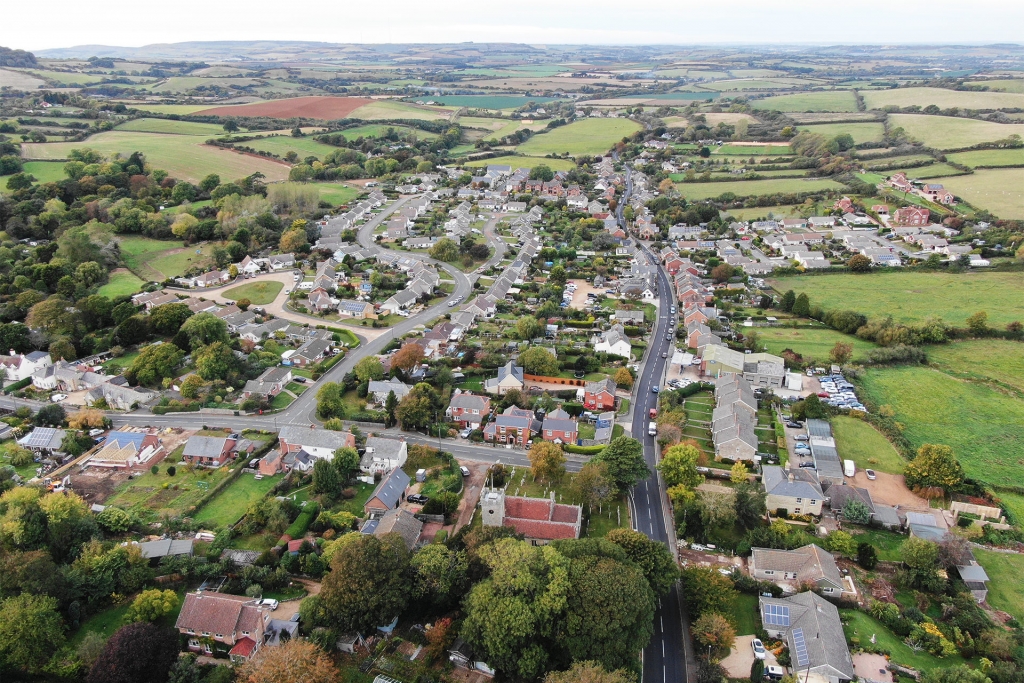 Whitwell Isle of Wight from the Air