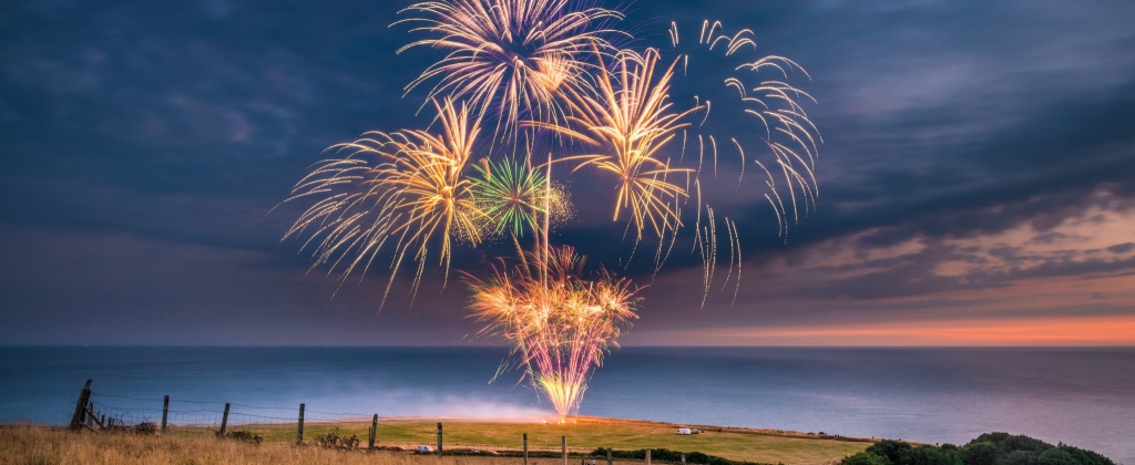 Fireworks at Blackgang Chine