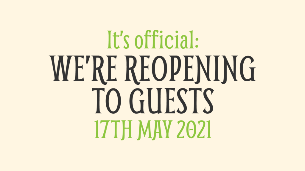 We're reopening